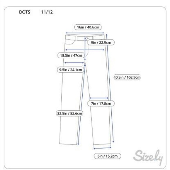 DOTS Juniors Straight Leg Jeans Size 11/12 - Picture 8 of 8